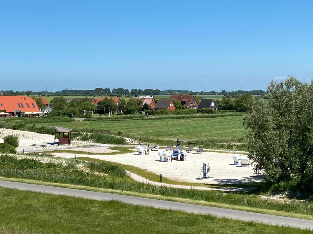Ferienhaus Sieglinde Mit Deichblick Emden Bagian luar foto